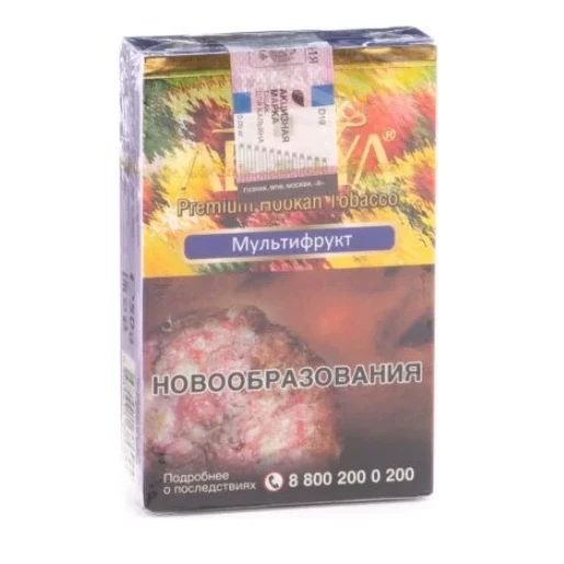 Табак для кальяна Адалия (Adalya) М, 50 г (Мультифрукт (Mixfruits))