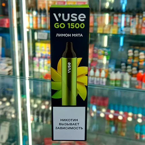 Vuse Go 1500 Лимон Мята РРЦ 800