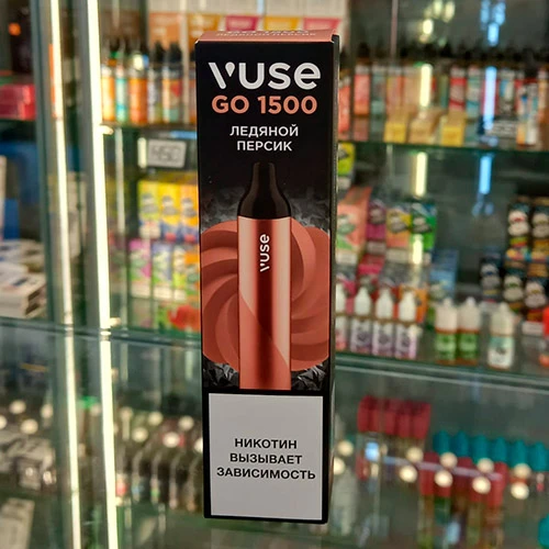 Vuse Go 1500 Ледяной Персик РРЦ 800