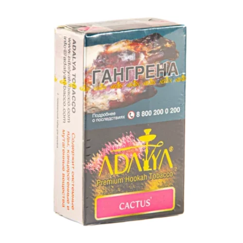 Табак для кальяна Adalya Cactus (Адалия Кактус) с ароматом кактуса, пачка 20 гр