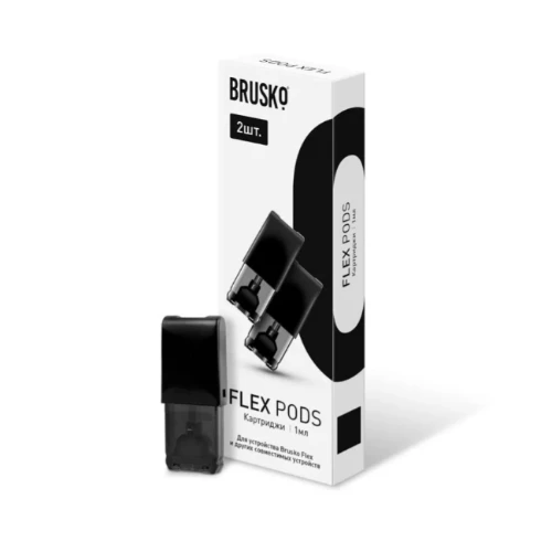 Сменный картридж Brusko Flex Pods, 1 мл, 2 шт (cовместим с JUUL)